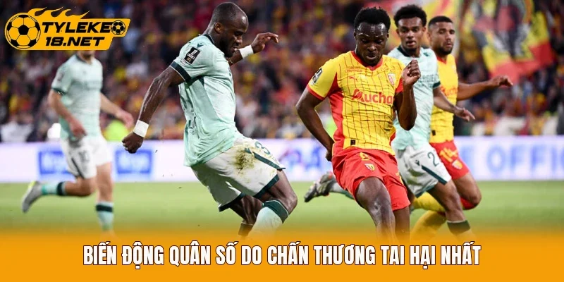 Biến động quân số do chấn thương tai hại nhất