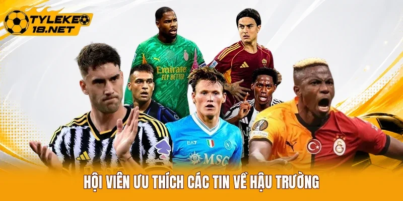 Hội viên ưu thích các tin về hậu trường