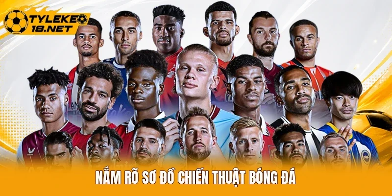 Nắm rõ sơ đồ chiến thuật bóng đá